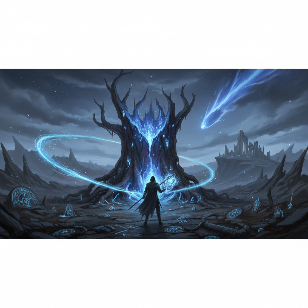 Elden Ring Dunkelkomet Azur Fundort und Anwendung — illustration