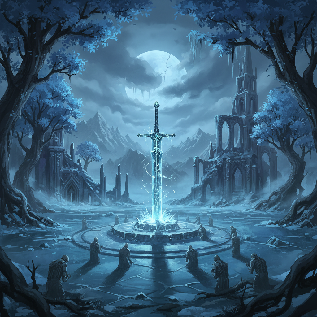 Elden Ring: Der Fundort des Dunkelmond-Großschwerts — illustration
