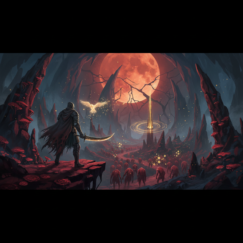 Effizientes Runen-Farmen im Mohgwyn-Palast in Elden Ring — illustration
